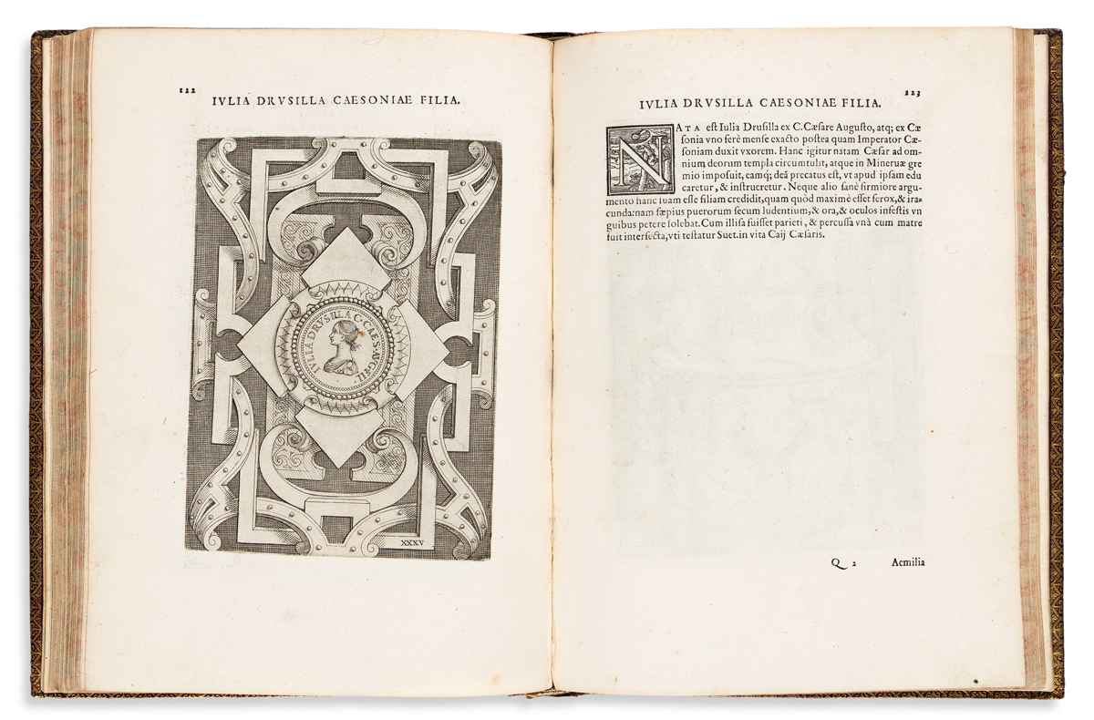 Vico, Enea (1523-1567); trans. Natale Conti (1520-1582) Augustarum Imagines Aereis Formis Expressae; Vitae quoque earundem breviter ena